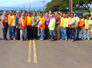With the completion of this project, an alternate route down to the highway will be provided through the Keawe Street Extension to alleviate congestion at the Lahainaluna Road and Honoapiilani Highway signalized intersection. Photo by Wendy Osher.