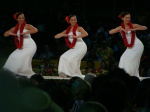 Halau Na Lei Kaumaka O Uka earned a fifth place finish in the hula auana division. The women danced to the song Nani Wale Ku'u 'Ike.