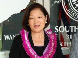 Congresswoman Mazie Hirono of Hawaii voted today in support of extending funding for the popular Cash for Clunkers program. File photo by Wendy Osher.