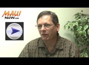 Click image to view VIDEO of our MauiNOW interview with District 8 State House candidate Dean Schmucker.