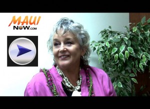 Wailuku Council candidate Lisa Gapero. Photo by Wendy Osher.