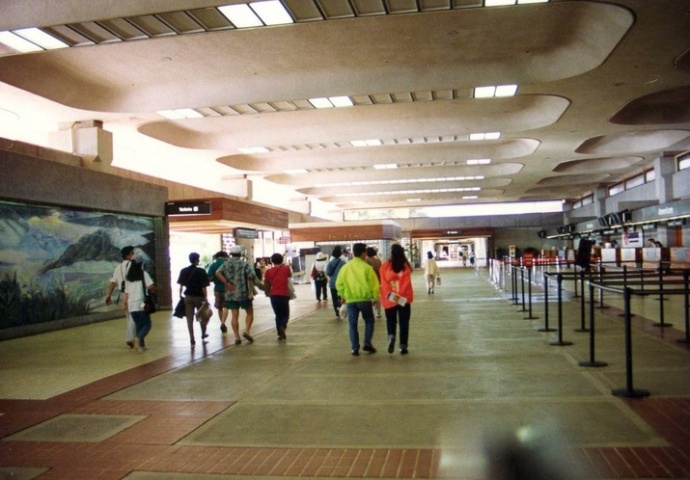 Kahului Airport Check-In Lobby. File photo courtesy of Department of Transportation.