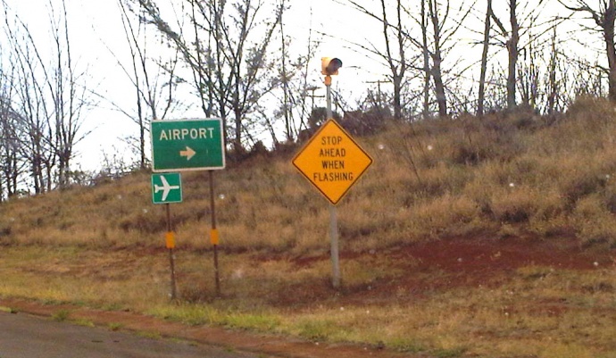 The fire is located mauka of the Kapalua Airport on state forestry land. File photo by Wendy Osher.