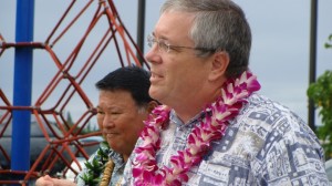 don couch and mayor alan arakawa at south maui park photo by wendy osher