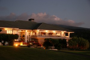 The Plantation House in Kapalua at night. Courtesy photo.