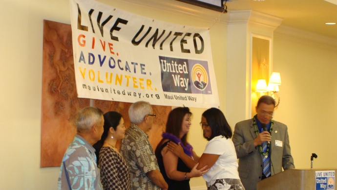 Maui United Way installed a new officers during its 44th Annual Meeting and Recognition Luncheon. Photo by Wendy Osher.