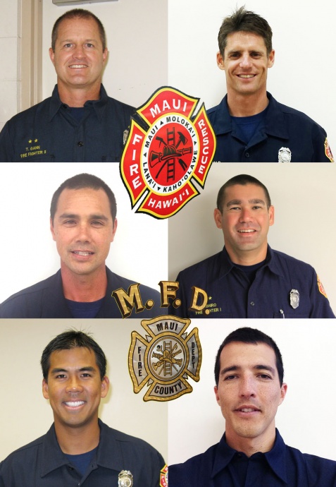 MFD promotion. Photos courtesy Maui Department of Fire and Public Safety.