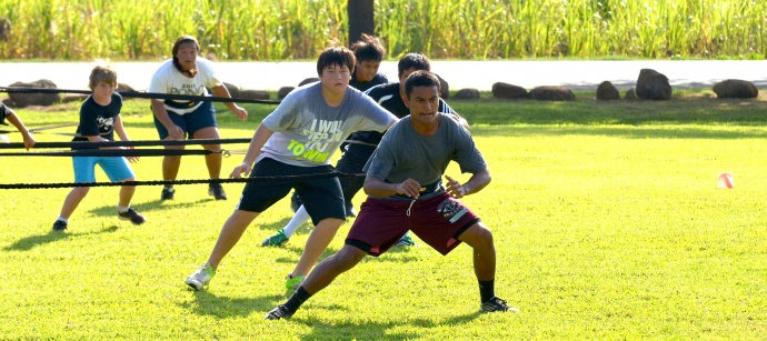 Athletes can train with Cody Nakamura at the weekly Hard Naks High Performance Speed Camps. File photo by Rodney S. Yap.