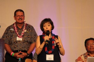 Stephanie Ohigashi, Chairperson, Democratic Party of Hawai‘i. Photo by Troy Hashimoto.