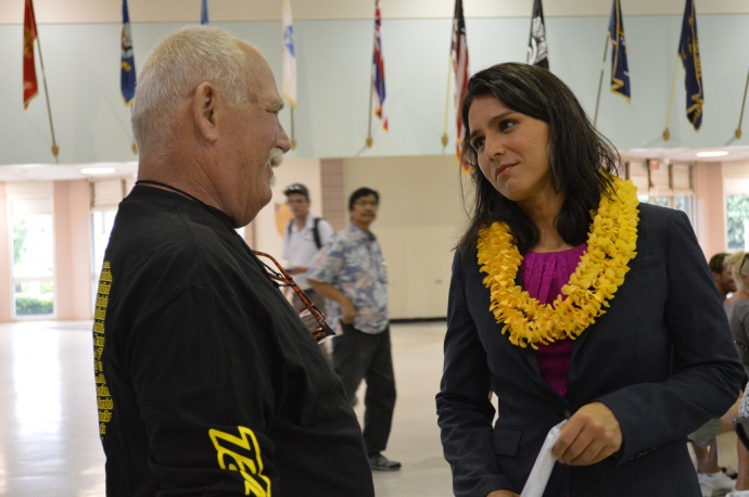 "Veterans Listening Tour" with Congresswoman Tulsi Gabbard. Courtesy photo.