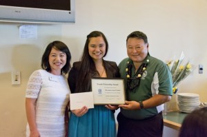 Alexandra Pardico, who just graduated from Maui High School, was selected as the winner of the club’s Youth Citizenship Award. Courtesy photo.