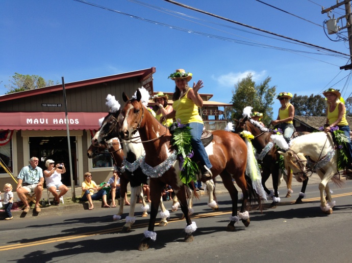 Makawao Paniolo Parade 2013. Photo credit Debra Lordan.