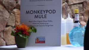 Ingredients in a signature Moscow Mule cocktail, on the bar menu at Monkeypod Kitchen in Wailea. Photo by Kiaora Bohlool.
