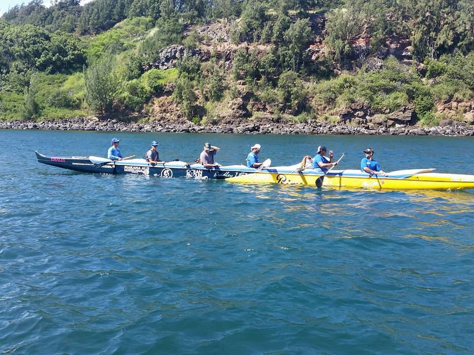 Primo 3 crew. 2015 Maui Nui Canoe Race. Courtesy photo.