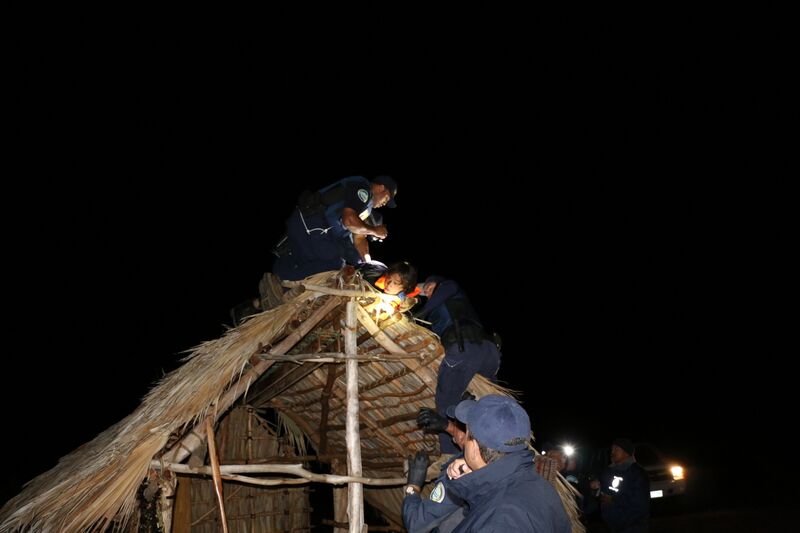 Mauna Kea arrests, Sept. 9, 2015. Photo credit: DLNR.