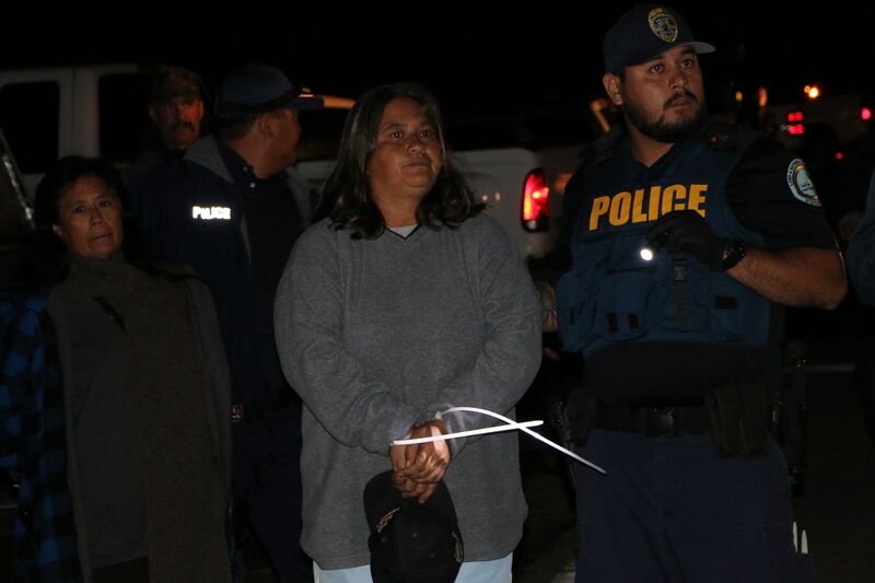 Mauna Kea arrests, Sept. 9, 2015. Photo credit: DLNR.