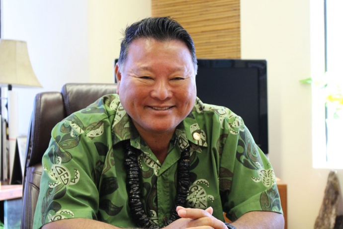 Maui Mayor Alan Arakawa. Photo by Wendy Osher.