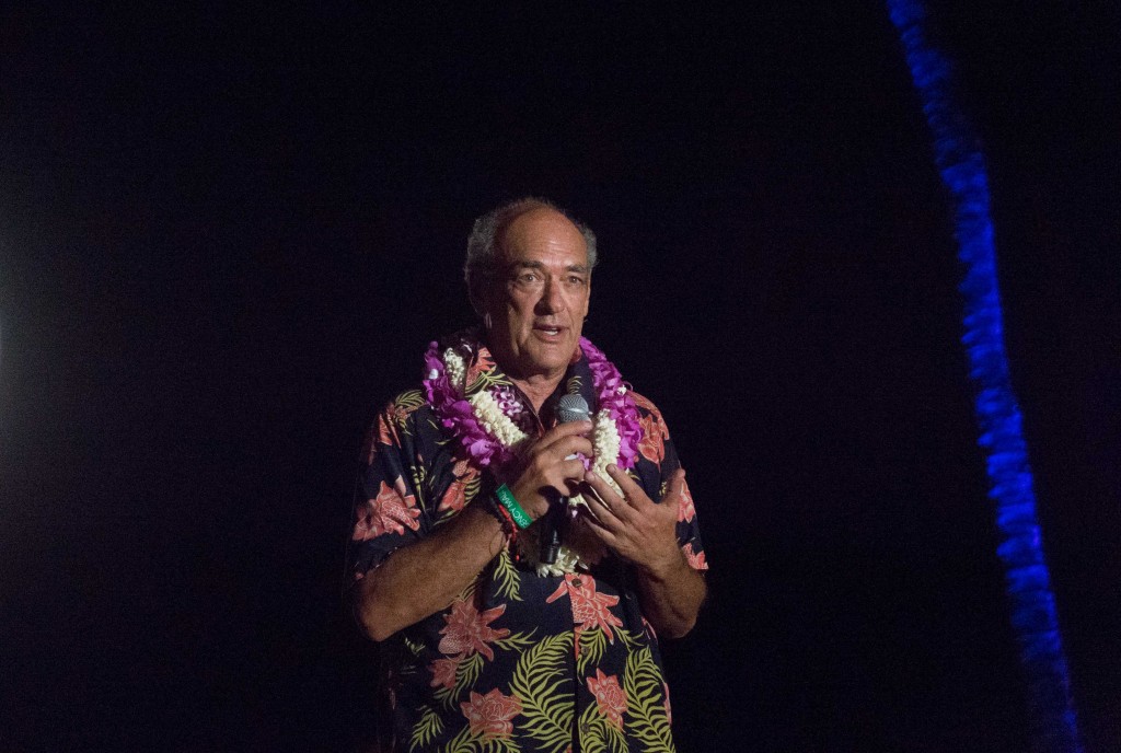 To celebrate his life and achievements, the Festival honored Shep Gordon with a six-course dinner created by six of his chef friends at the Hyatt Regency Maui Resort and Spa. Photo credit: Greg Poulos.