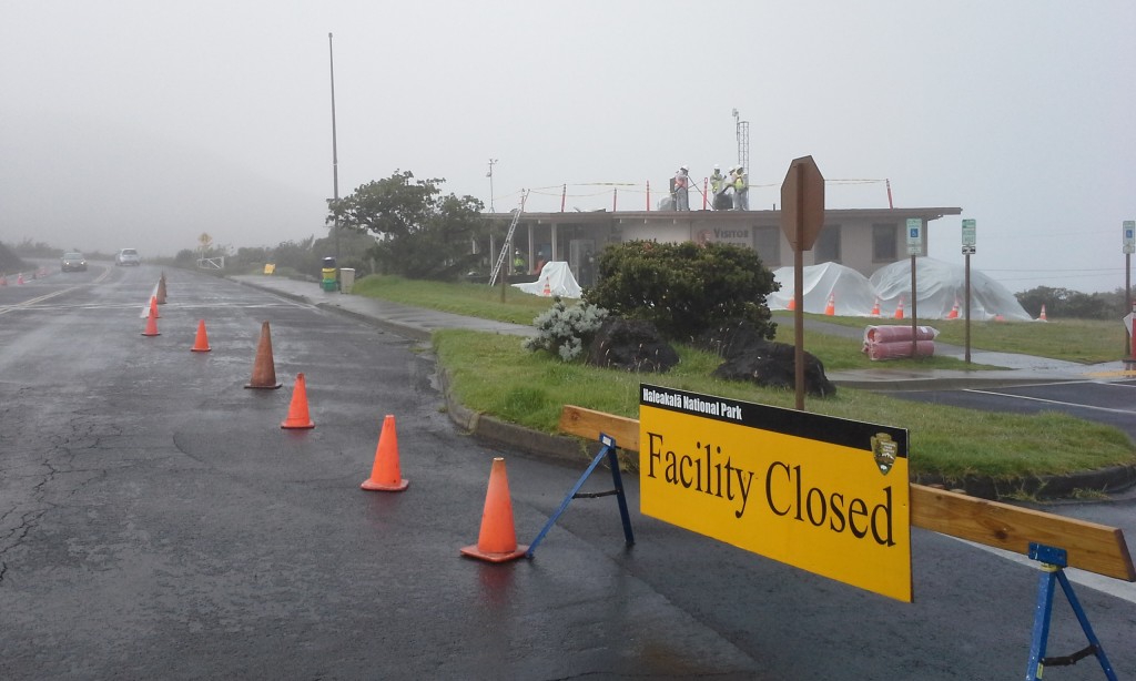 Haleakalā National Park construction. Courtesy photo.
