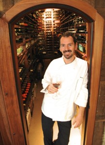Chef Matteo Mistura, cooking in the 2015 Noble Chef benefit gala for MCA. Photo courtesy of Noble Chef.