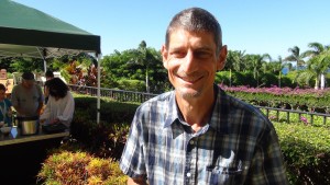 Nio Kindla of Grow Some Good, a nonprofit that helps Maui students grow their own gardens. Photo by Kiaora Bohlool.