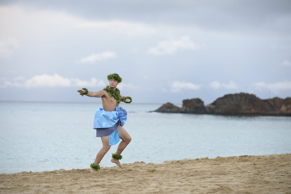 Kaleookalani Pinto of Hālau Hula ʻO Kawaihoʻomalu, Hula o Nā Keiki 2014 overall kāne winner. Photo credit: Dee Coyle.