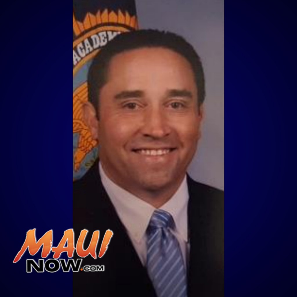 Lieutenant Derrick LOPEZ. Photo credit : Maui Police Department.
