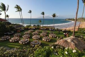 The tables are set and ready for A Taste of Hawai'i in 2015. Photo courtesy of The Kurt Suzuki Family Foundation.