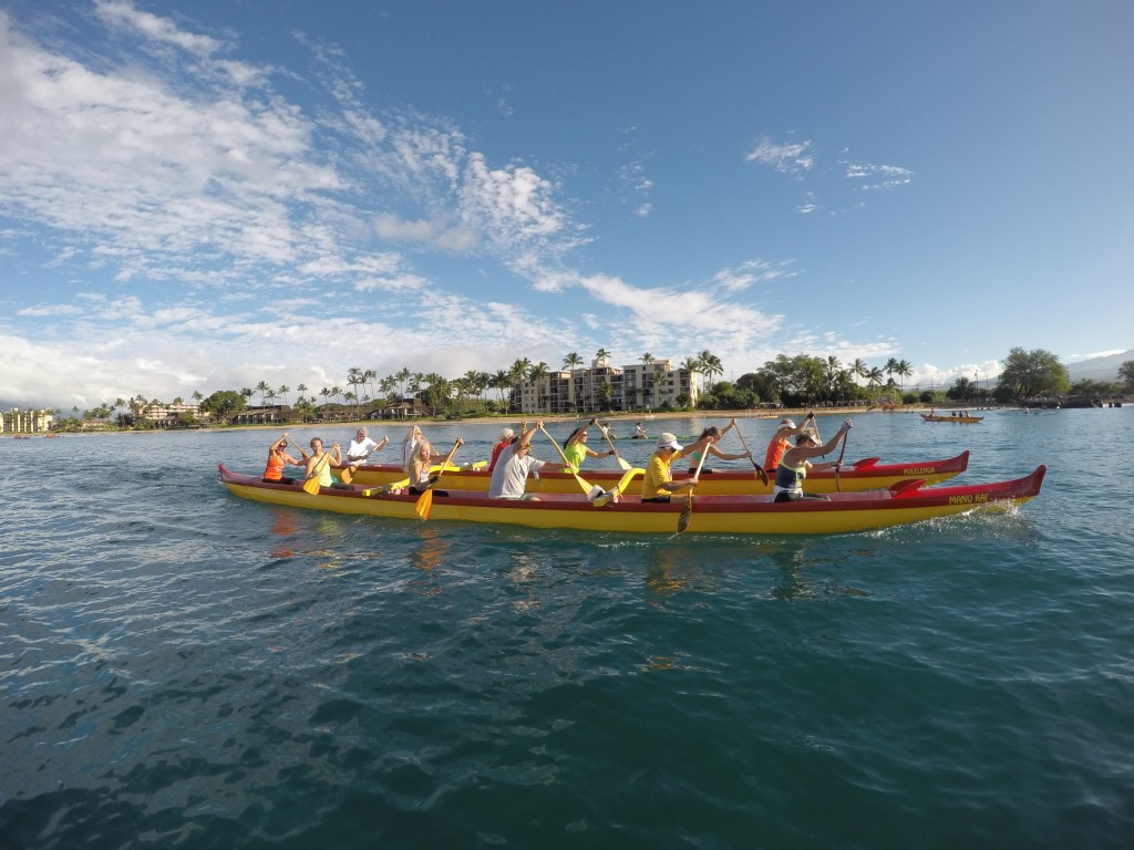 Paddle for Hunger. Photo credit: Hawaiian Paddle Sports.