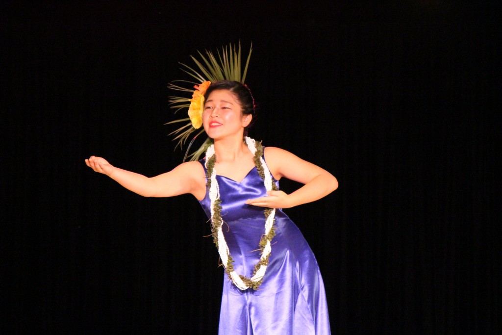 Rumi Uilani Aoki, Halau Keawahou from Niigata Japan. Photo by Wendy Osher.