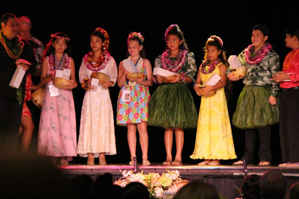 Hula o Nā Keiki competition, 2015. Photo by Wendy Osher.