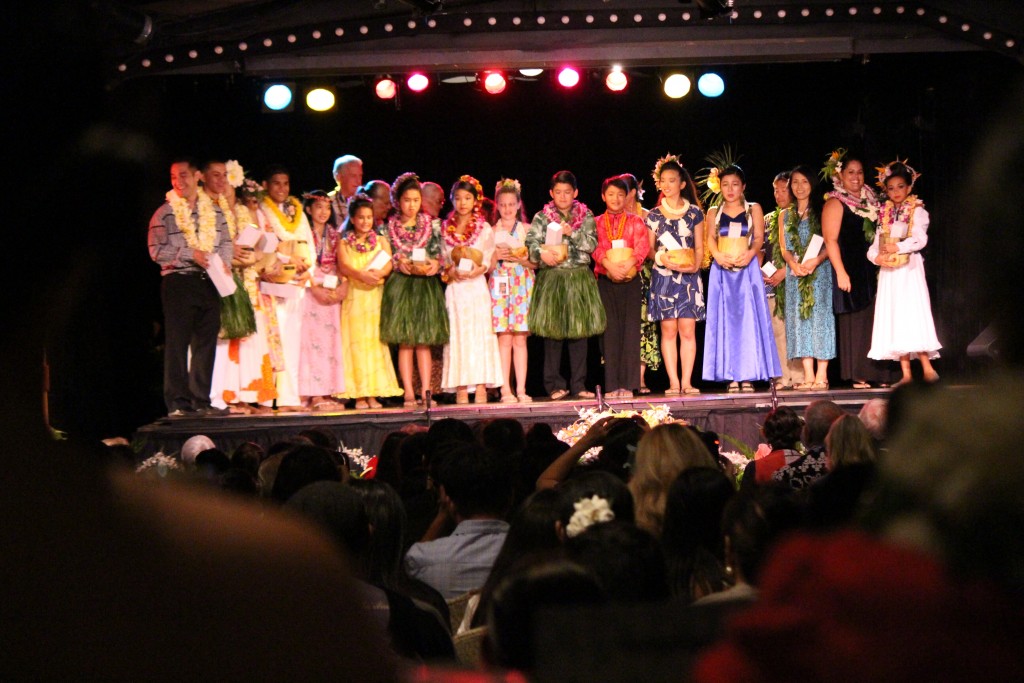 Hula o Nā Keiki competition, 2015. Photo by Wendy Osher.