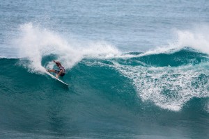 Surfer Ian Walsh from Maui competes in the 2015 HIC Pro. Photo courtesy of World Surf League (WSL).