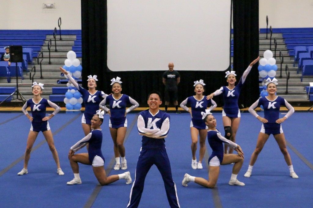 KSM V ends their routine on a high note.