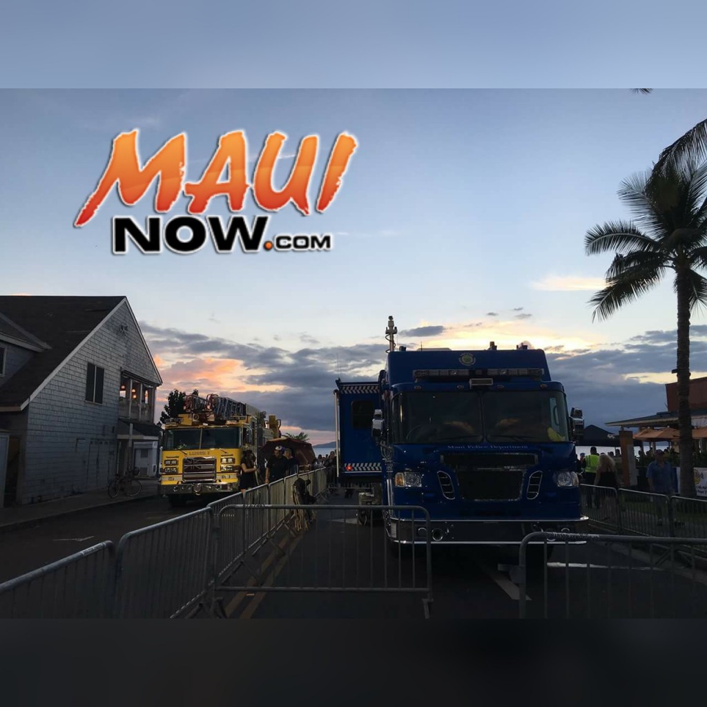 Halloween in Lahaina 2015. Photo credit: Maui Police Department.