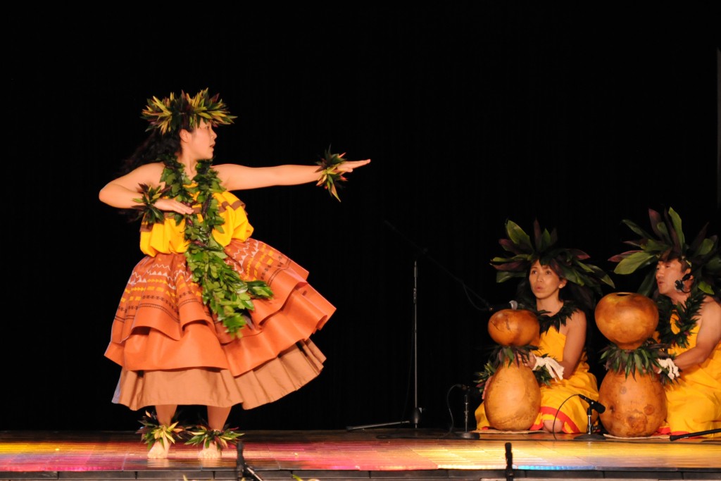 Rumi Uilani Aoki, Halau Keawahou from Niigata Japan. Photo credit: Richard Pata.