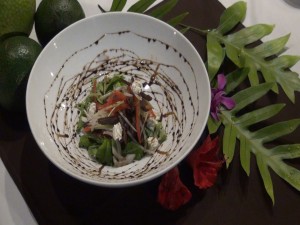 Local salad at The Preserve Kitchen + Bar, part of the new menu at Travaasa Hana. Photo by Kiaora Bohlool.