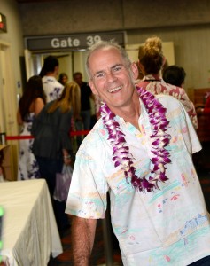 Virgin America commenced service from San Francisco to Kahului, Maui. The inaugural flight included a "Spray of Aloha" and water blessing as the aircraft landed on Maui; a fresh flower lei greeting; and Made in Maui amenity bag; hula dancing and Hawaiian music. Photo credit: Maui Visitors and Convention Bureau Virgin America.