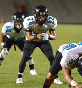 In all, King Kekaulike will have 26 football coaches working with both the junior varsity and varsity programs. File photo by Rodney S. Yap.