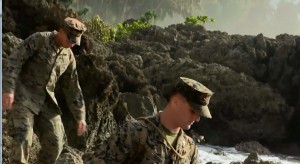 Marines with Echo Company, 2nd Battalion, 3rd Marine Regiment, search for debris and assist in search and rescue efforts of two CH-53E Super Stallion helicopters, which were involved in an incident off of the North Shore of Oahu, Hawaii. January 17, 2016. The aircraft are from Marine Heavy Helicopter Squadron 463, MAG 24, 1st MAW from Marine Corps Base Hawaii. (U.S. Marine Corps video by Lance Cpl. René Lucerobonilla/ Released)