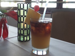 Mai Tai on the table at Molokini Bar & Grille. Photo by Kiaora Bohlool.