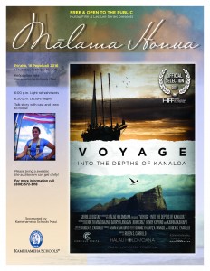 Huliau Film Lecture Flyer.