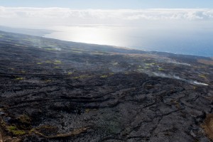Kahikinui Brush Fire as of 2.18.2016 (Photo: Ryan Piros)