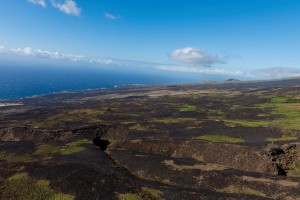 Kahikinui Brush Fire as of 2.18.2016 (Photo: Ryan Piros)