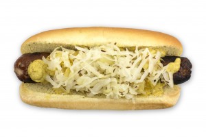 New Buffalo Bratwurst, from Hank's Haute Dogs. Courtesy photo.