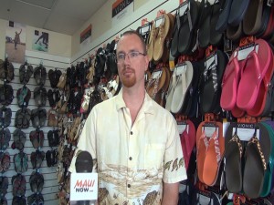 Ty Seitz of Island Feet in Kahului. Photo by Kiaora Bohlool.