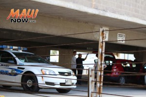 Maui Pasta Company vehicle recovered, Feb. 22, 2016. Photo by Wendy Osher.