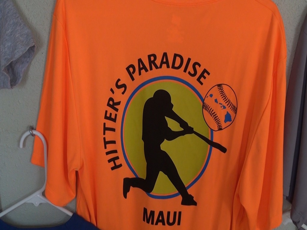 T-shirts from Hitter's Paradise. The owner says all the XL sizes were stolen. Photo by Kiaora Bohlool.