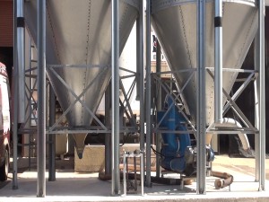 Silos outside of Koholā Brewery in Lahaina. Photo by Kiaora Bohlool.