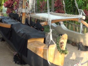 KBH employees built Ka’ililā’au, which took to the ocean in 2010. Photo by Kiaora Bohlool.